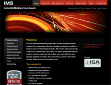 Tablet Screenshot of industrialmetalworkingsupply.com